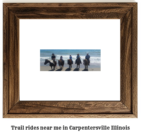 trail rides near me in Carpentersville, Illinois